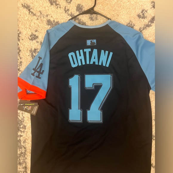 National League Shohei Ohtani Nike Navy 2024 MLB All Star game jersey LA Dodgers - Picture 1 of 8